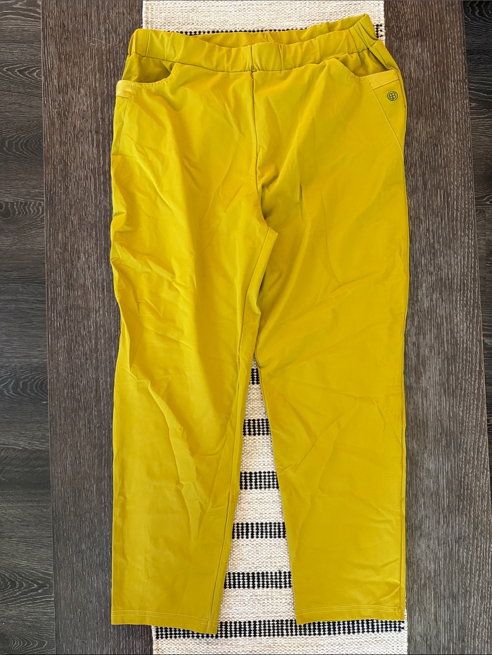 Korean Stretchy Pants in Mustard Yellow